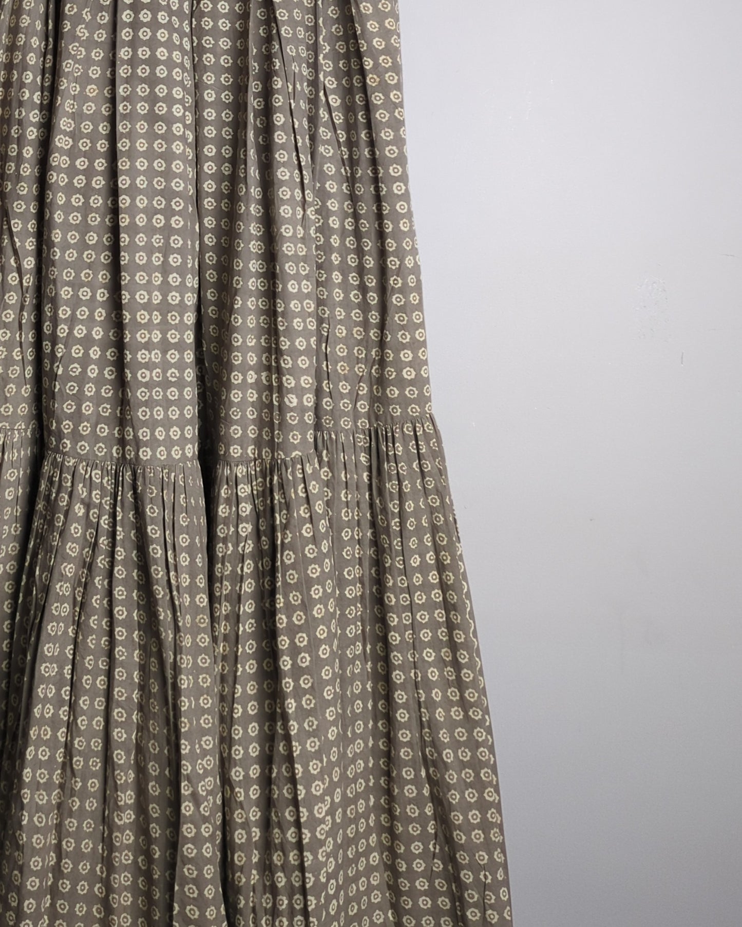 Khara Kapas Beige Halter Dress