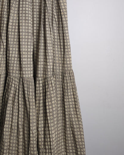 Khara Kapas Beige Halter Dress