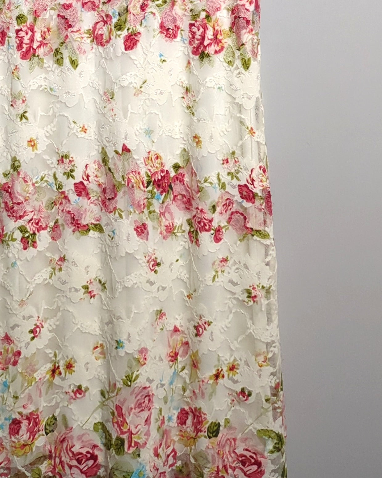 Denim Jeans & Casuals White Floral Dress
