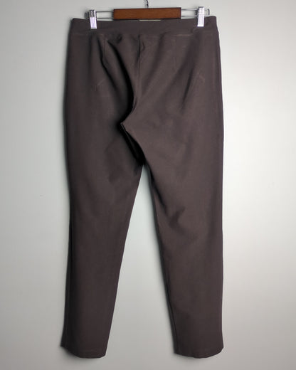 Allen Fisher Brown Stretch Leggings
