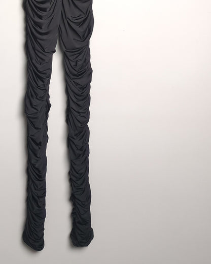 House Of CB Black Ruched Jumpsuit