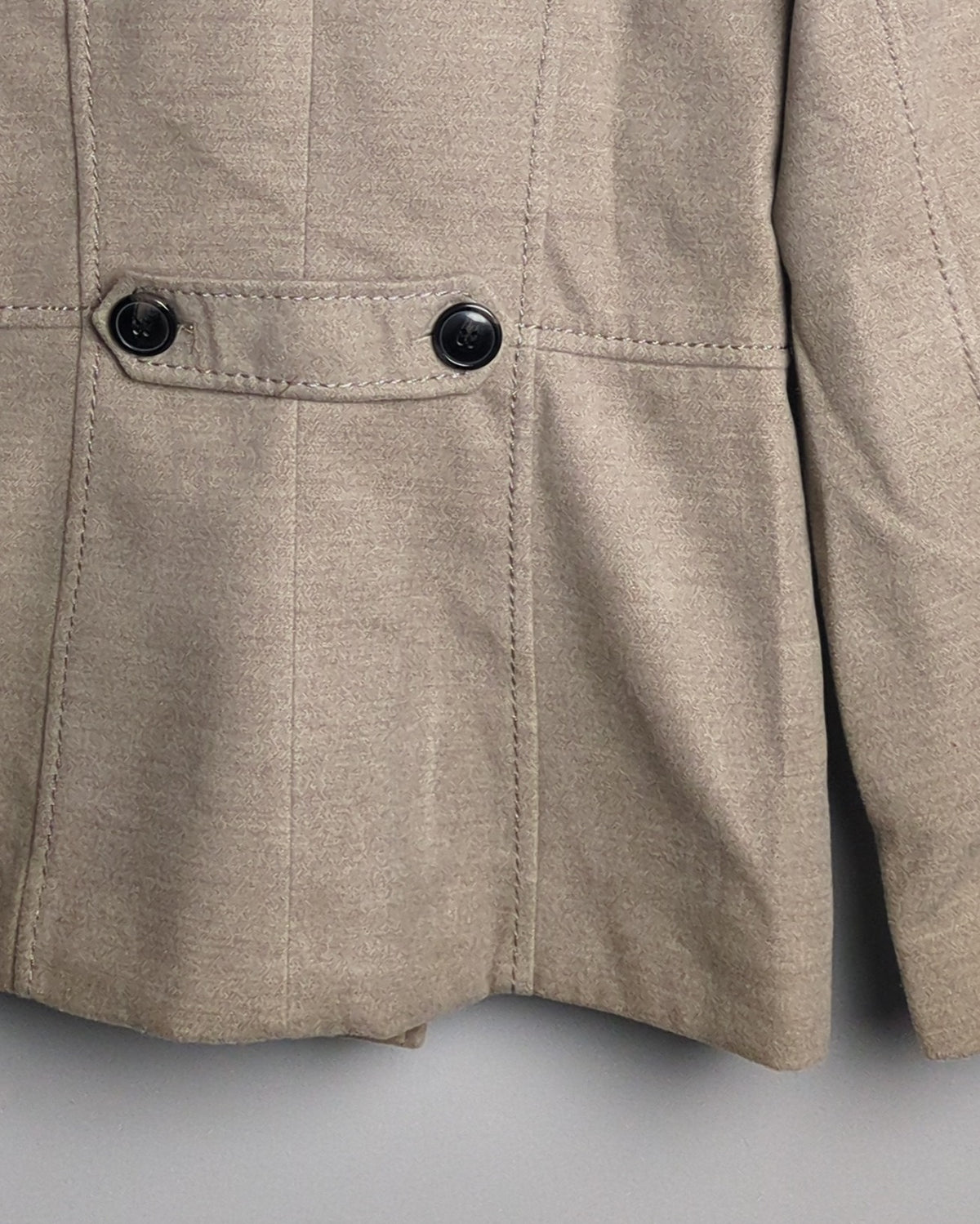 H&M Beige Peacoat Jacket