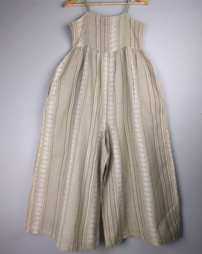 Bombay Catsey Beige Jumpsuit Romper