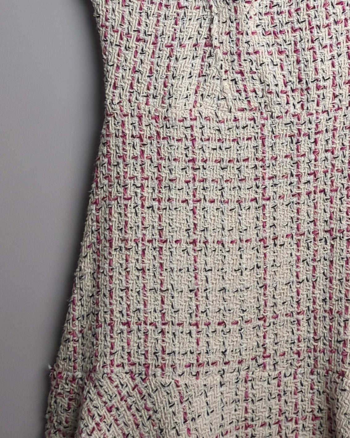 Zara White Tweed Dress
