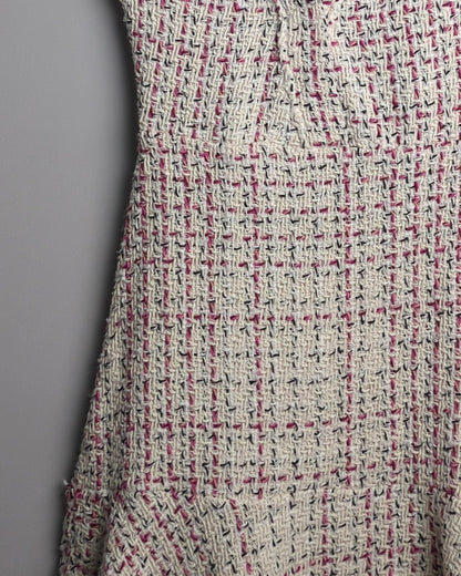 Zara White Tweed Dress