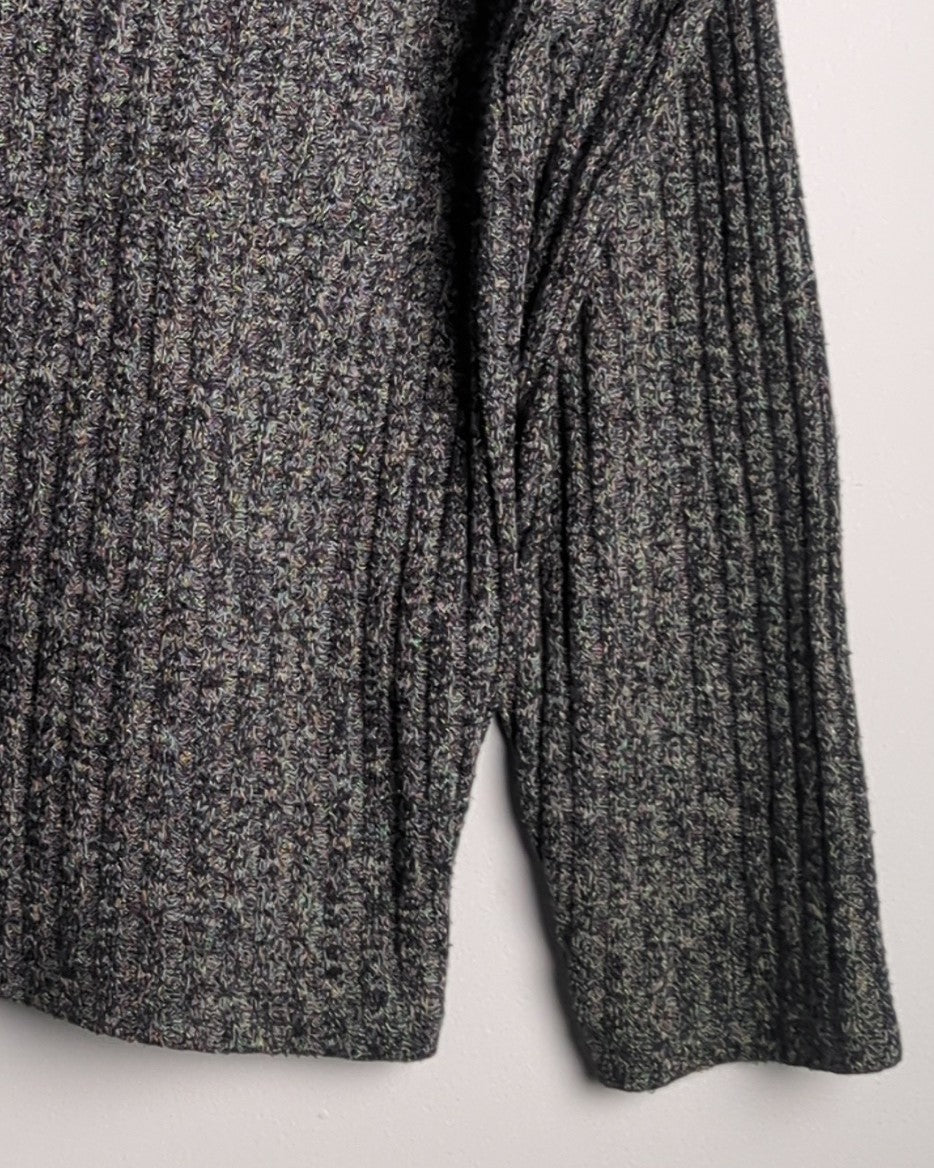 Forever 21 Gray Ribbed Sweater