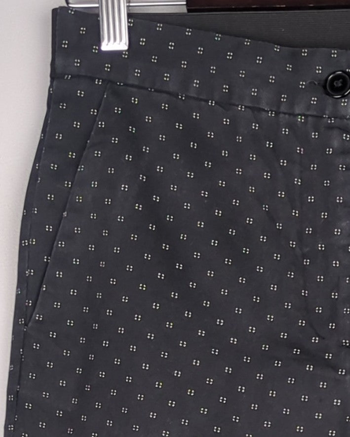 Cotton World Gray Patterned Trousers