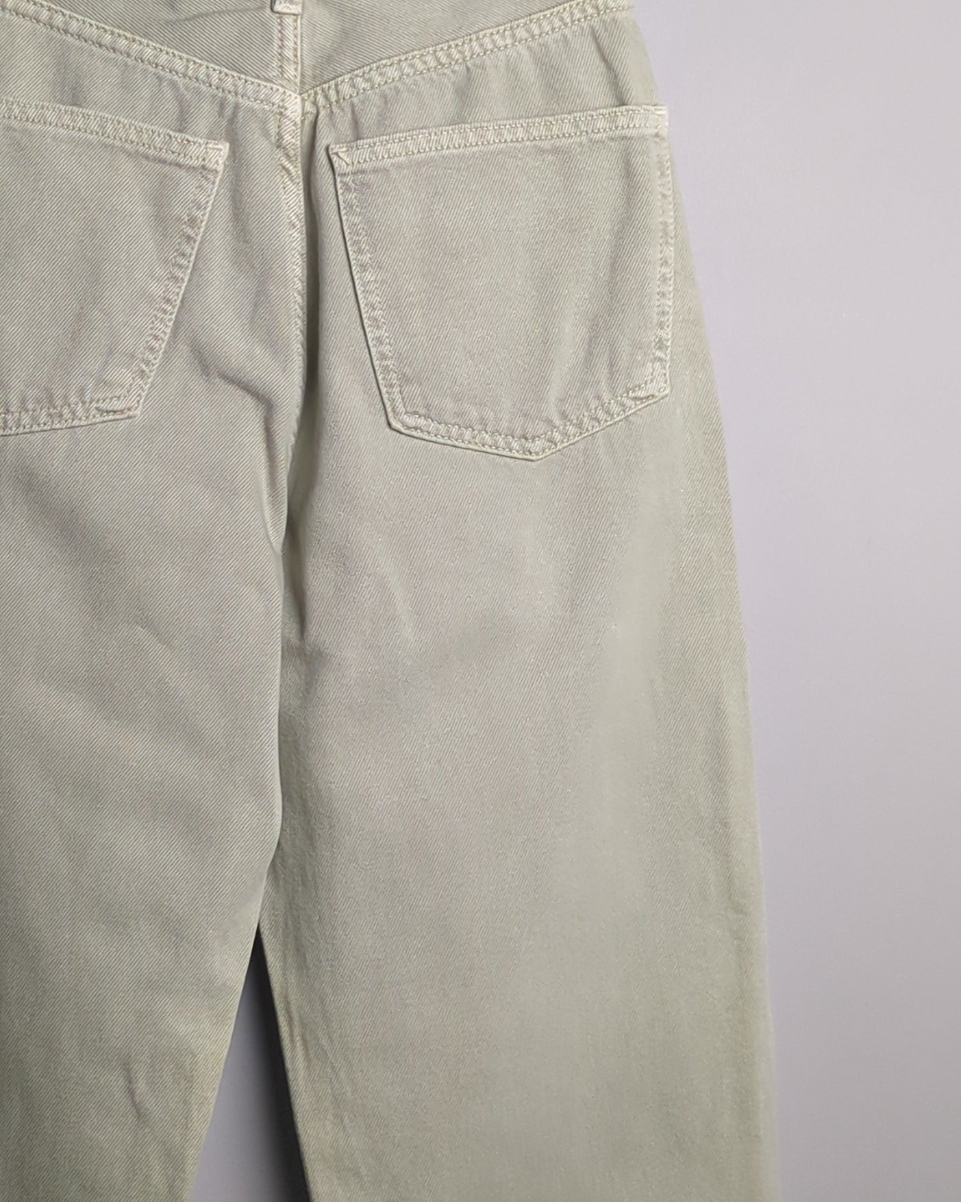 Mng Beige High-Waist Jeans