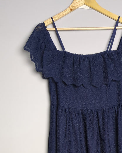 H&M Blue Lace Dress