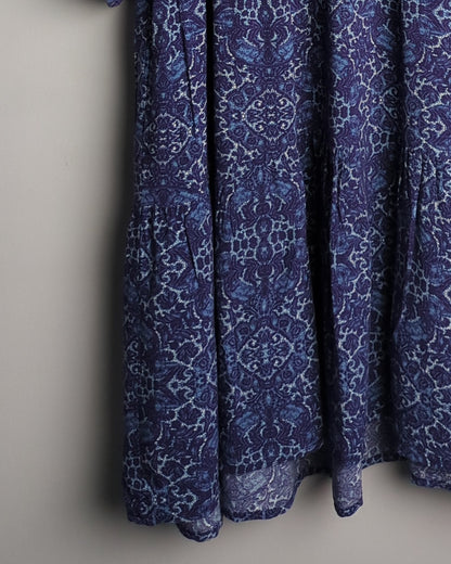 F3Meela Blue Tassel Blouse