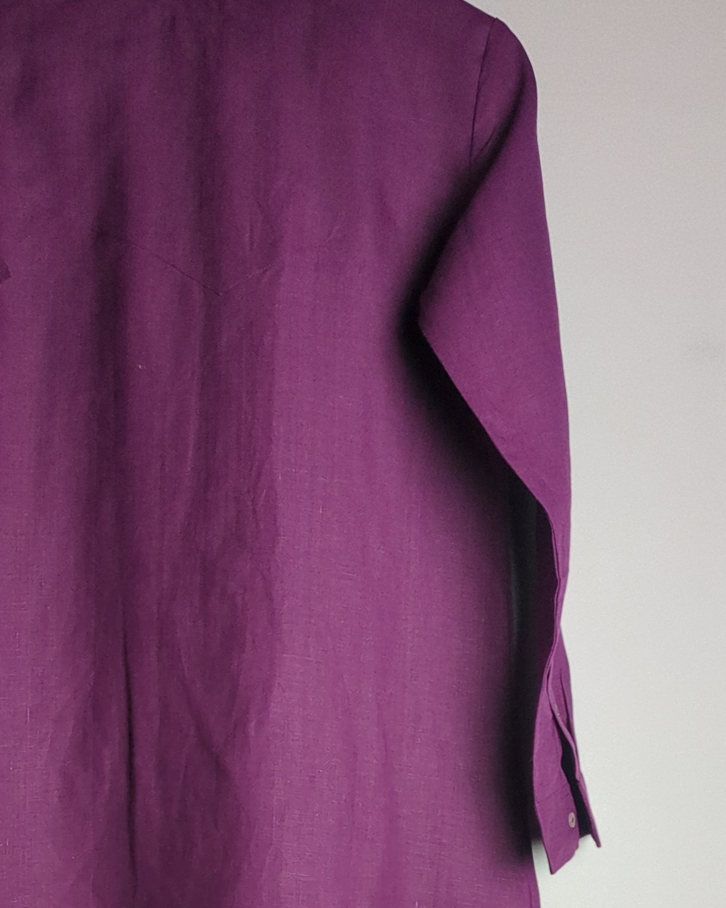 B Label Purple Linen Tunic