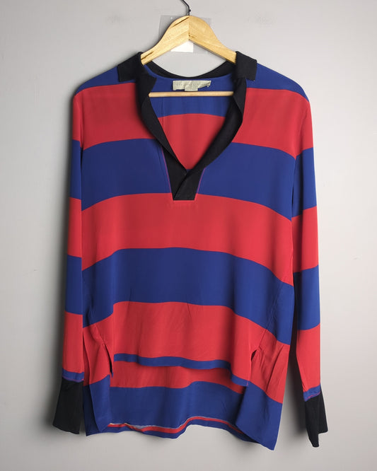 Stella Mccartney Blue Striped Pullover