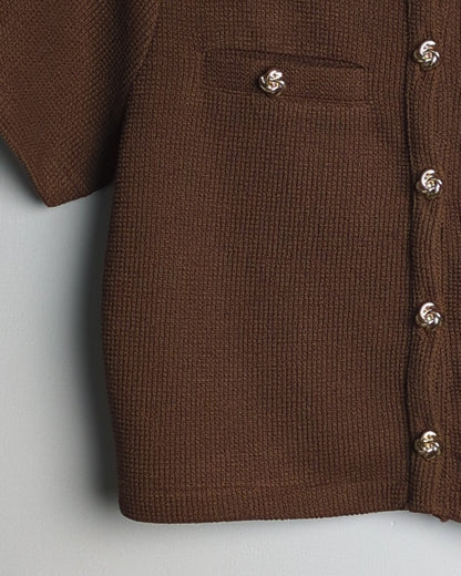H&M Brown Knit Cardigan