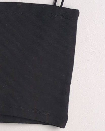Black Crop Top