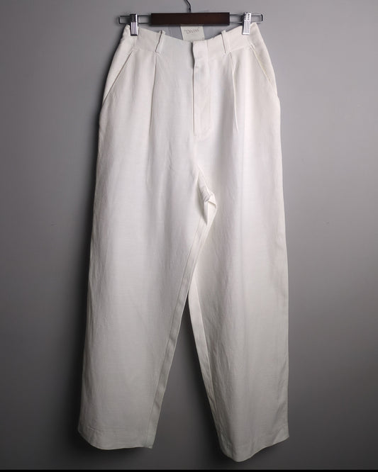 Zara White Casual Trousers