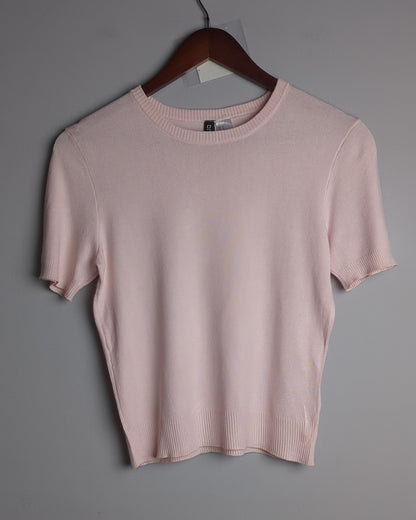 H&M Pink Knit Top