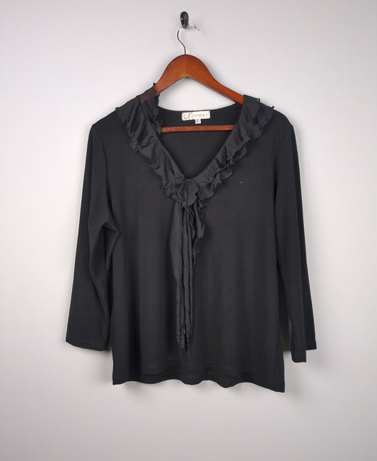 Ruffled Black