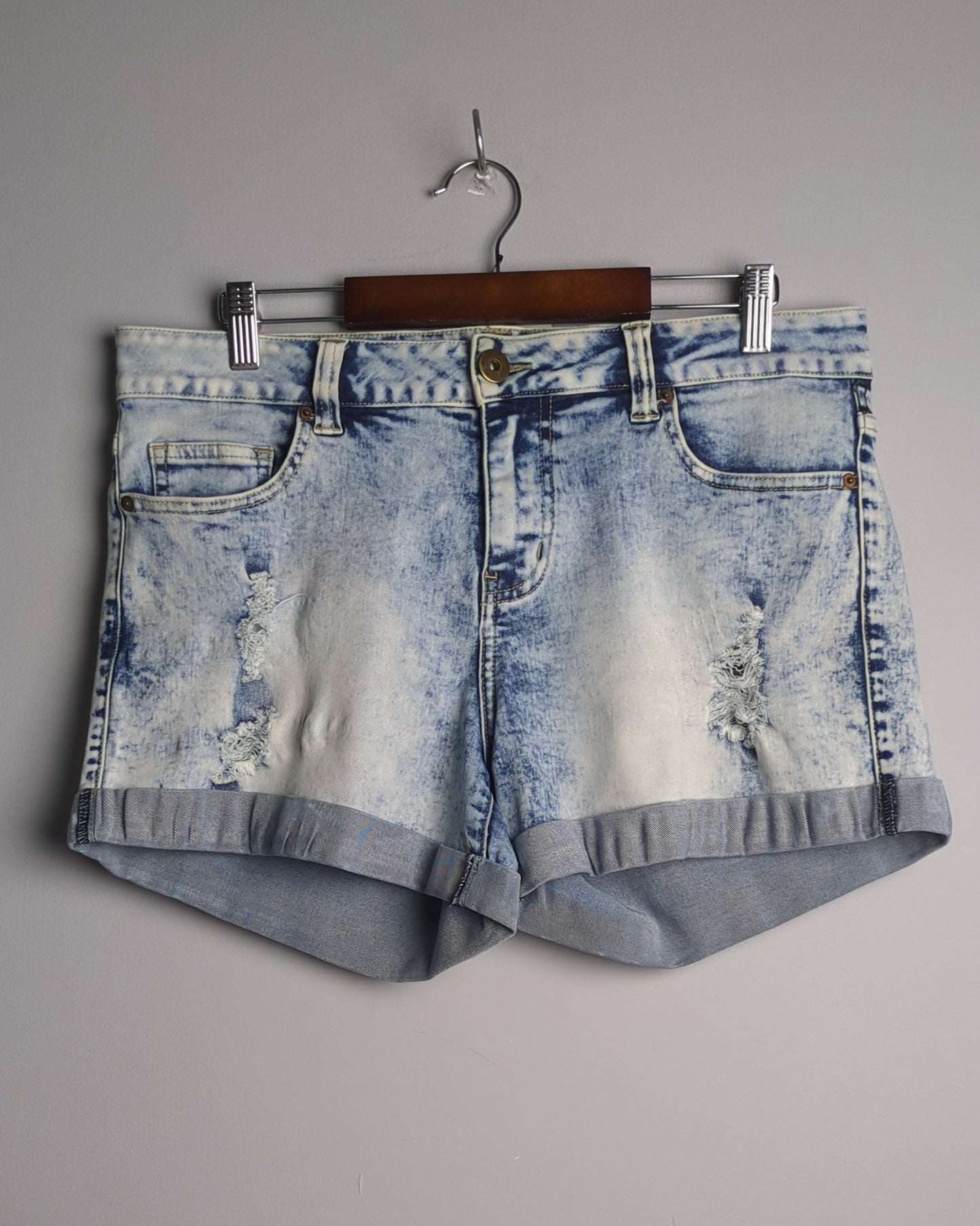 Forever 21 Blue Denim Shorts
