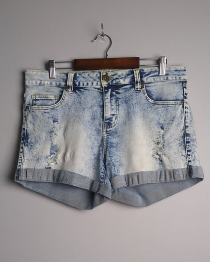 Forever 21 Blue Denim Shorts
