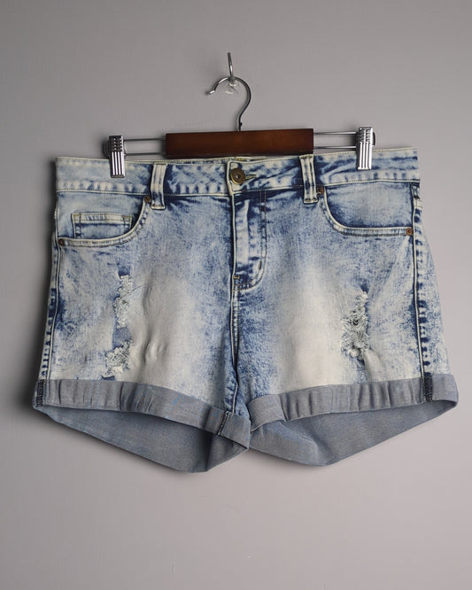 Forever 21 Blue Denim Shorts