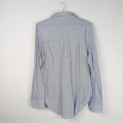 Striped Button-Up Shirt