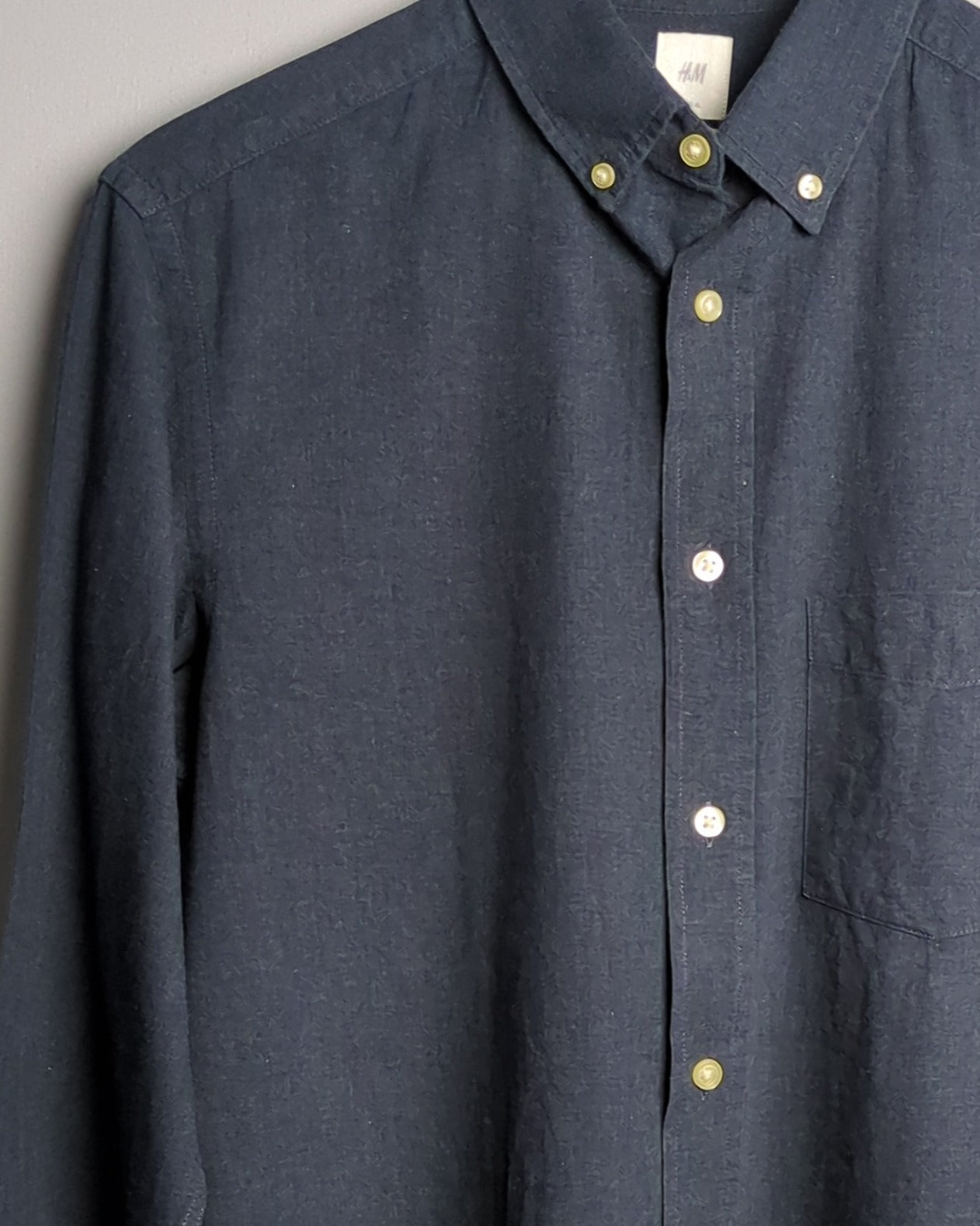 H&M Blue Button-Down Shirt