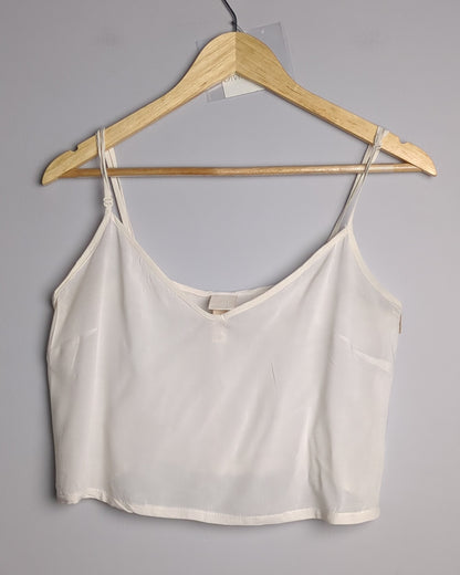 H&M White Camisole Top