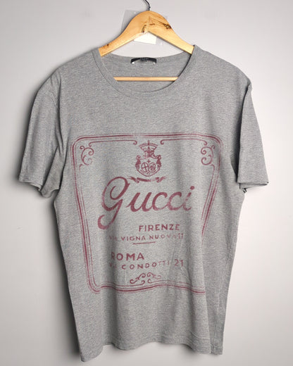 Gucci Gray Graphic T-Shirt