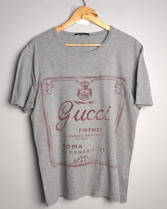 Gucci Gray Graphic T-Shirt