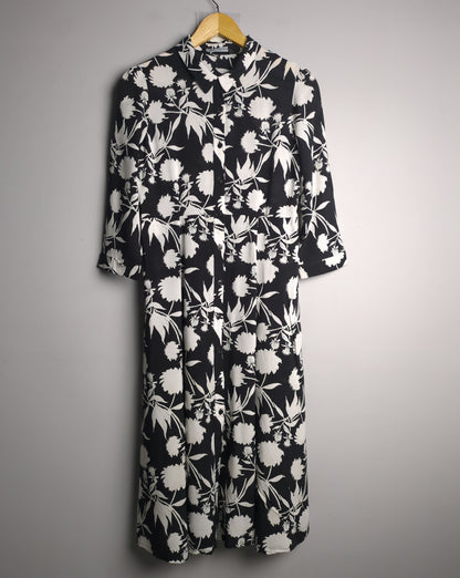 Zara Black Floral Shirt