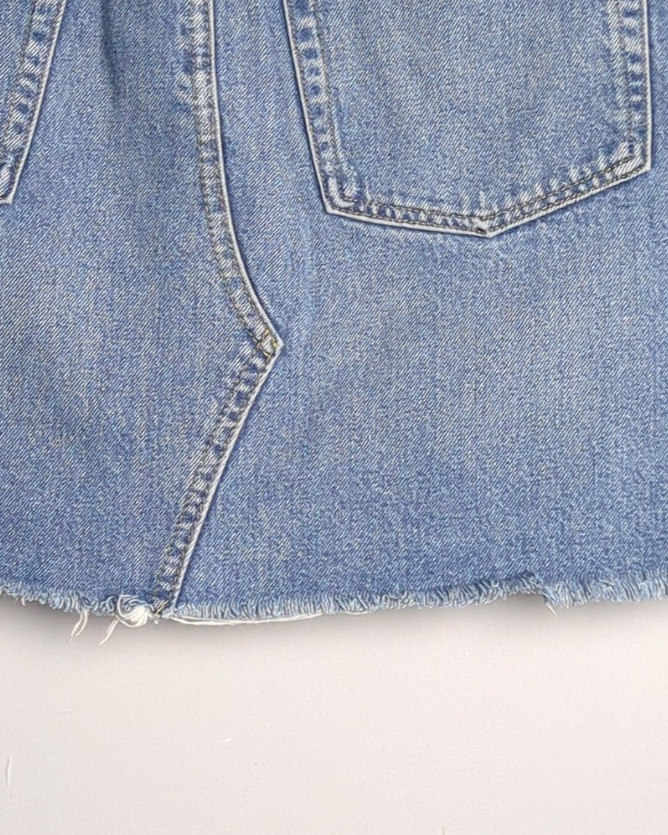 & Denim Blue Denim Skirt