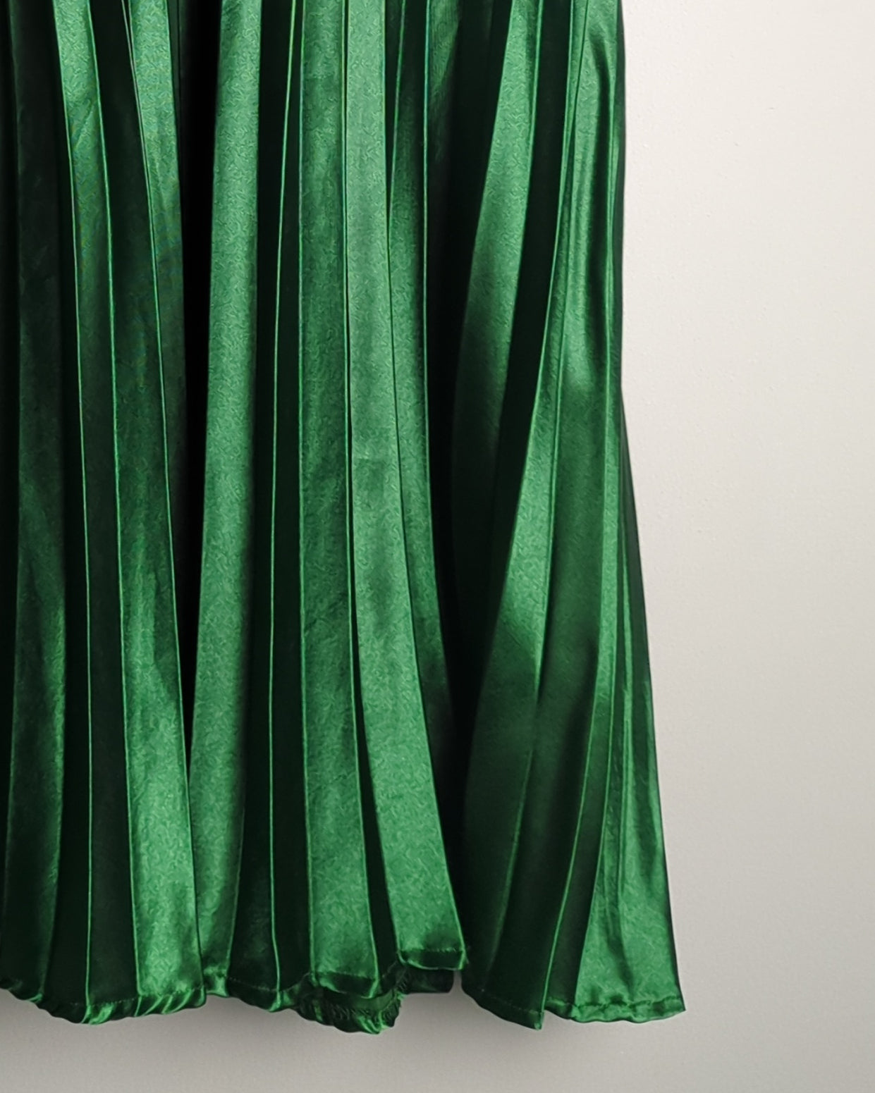 Uptownie Green Pleated Skirt