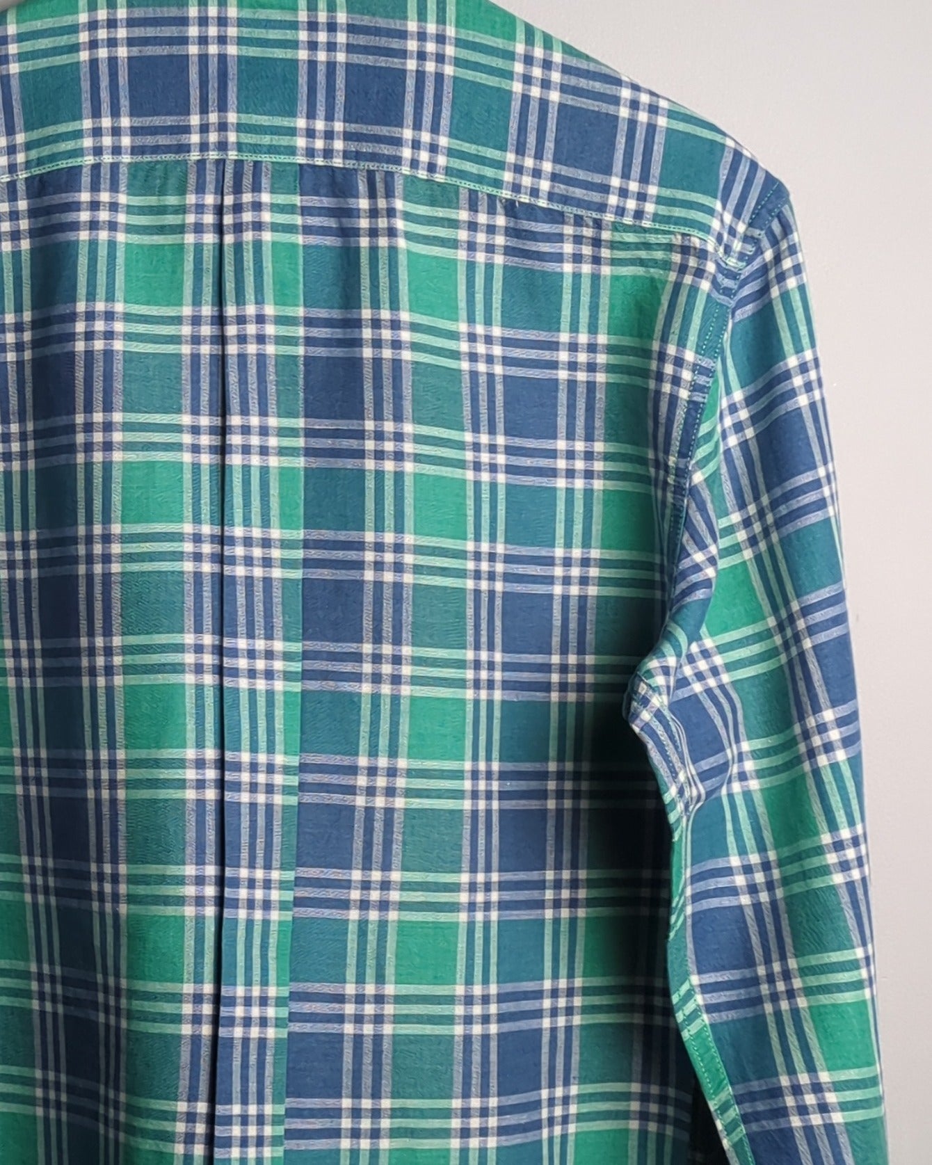 Levis Blue Plaid Shirt