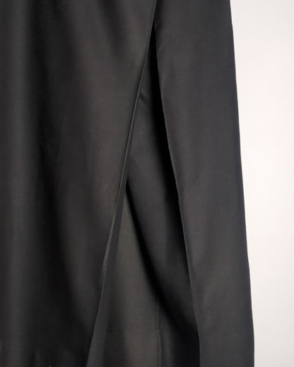 Payal Khandwala Black Wrap Skirt