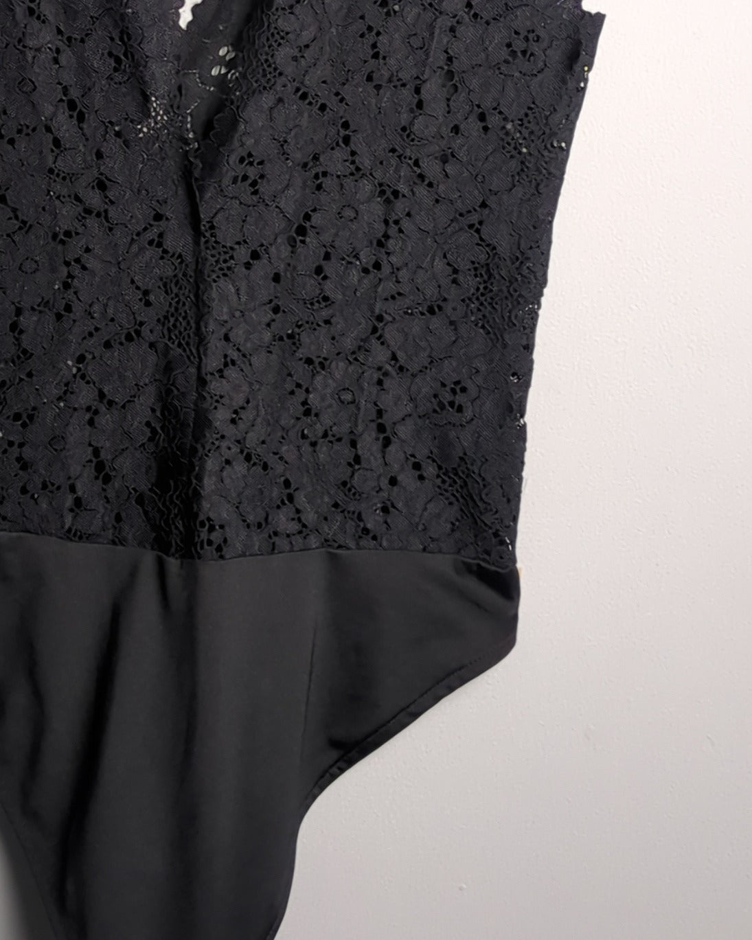 Zara Black Lace Bodysuit