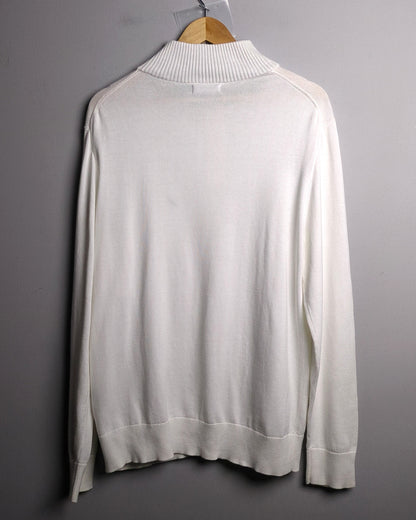 Nautica White Quarter Zip