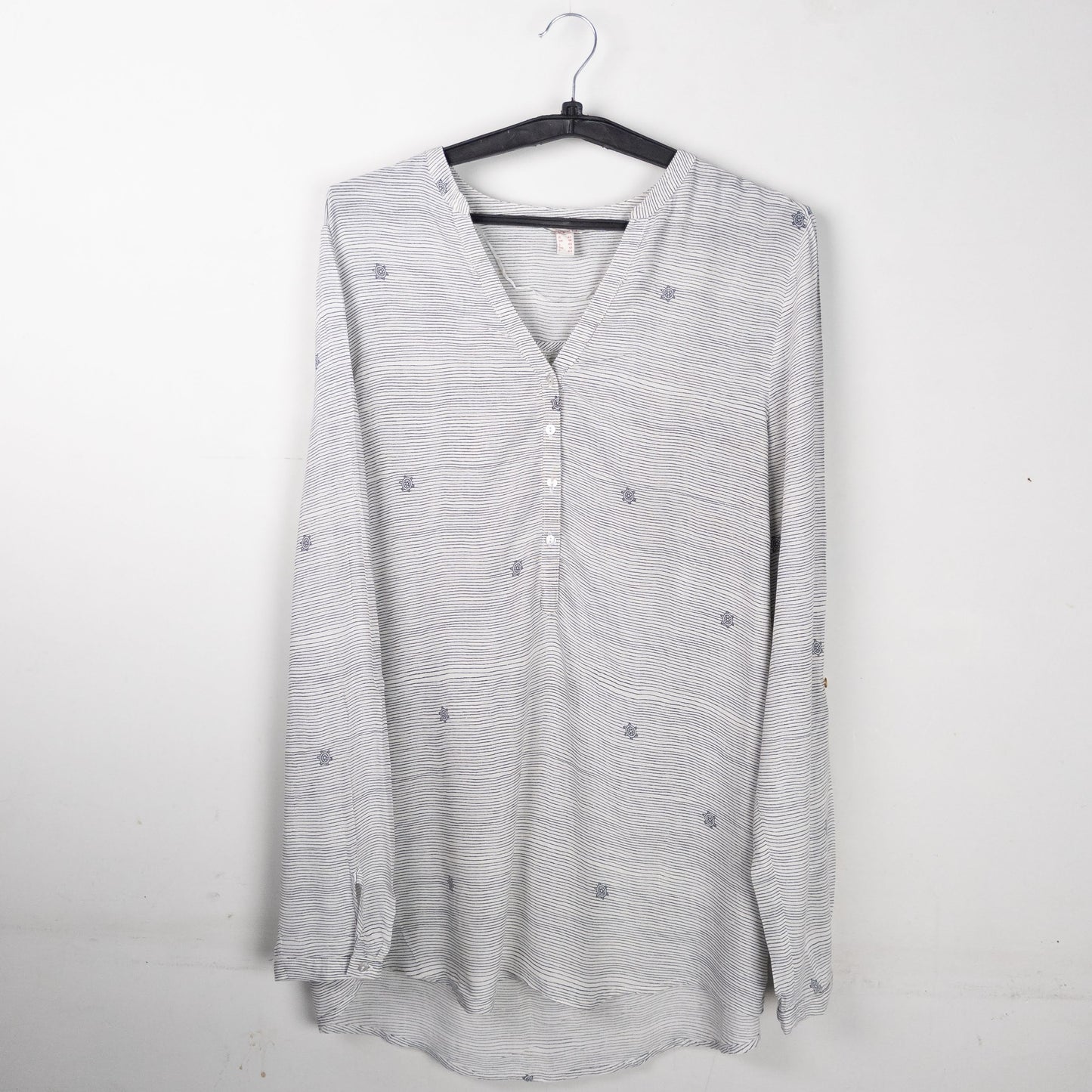 Striped Button-Up Top