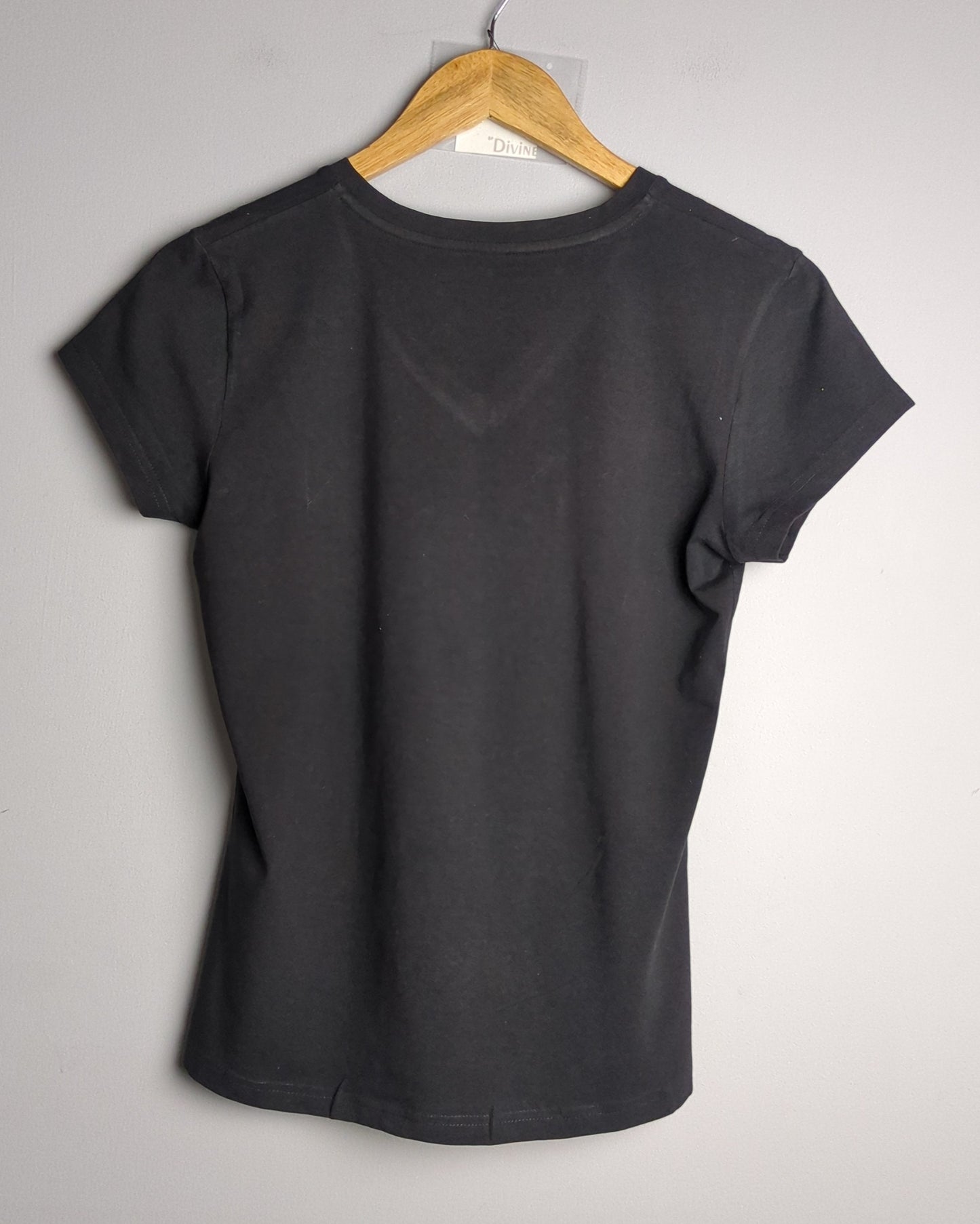 Black V-Neck Tee
