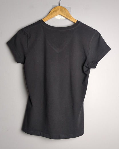 Black V-Neck Tee