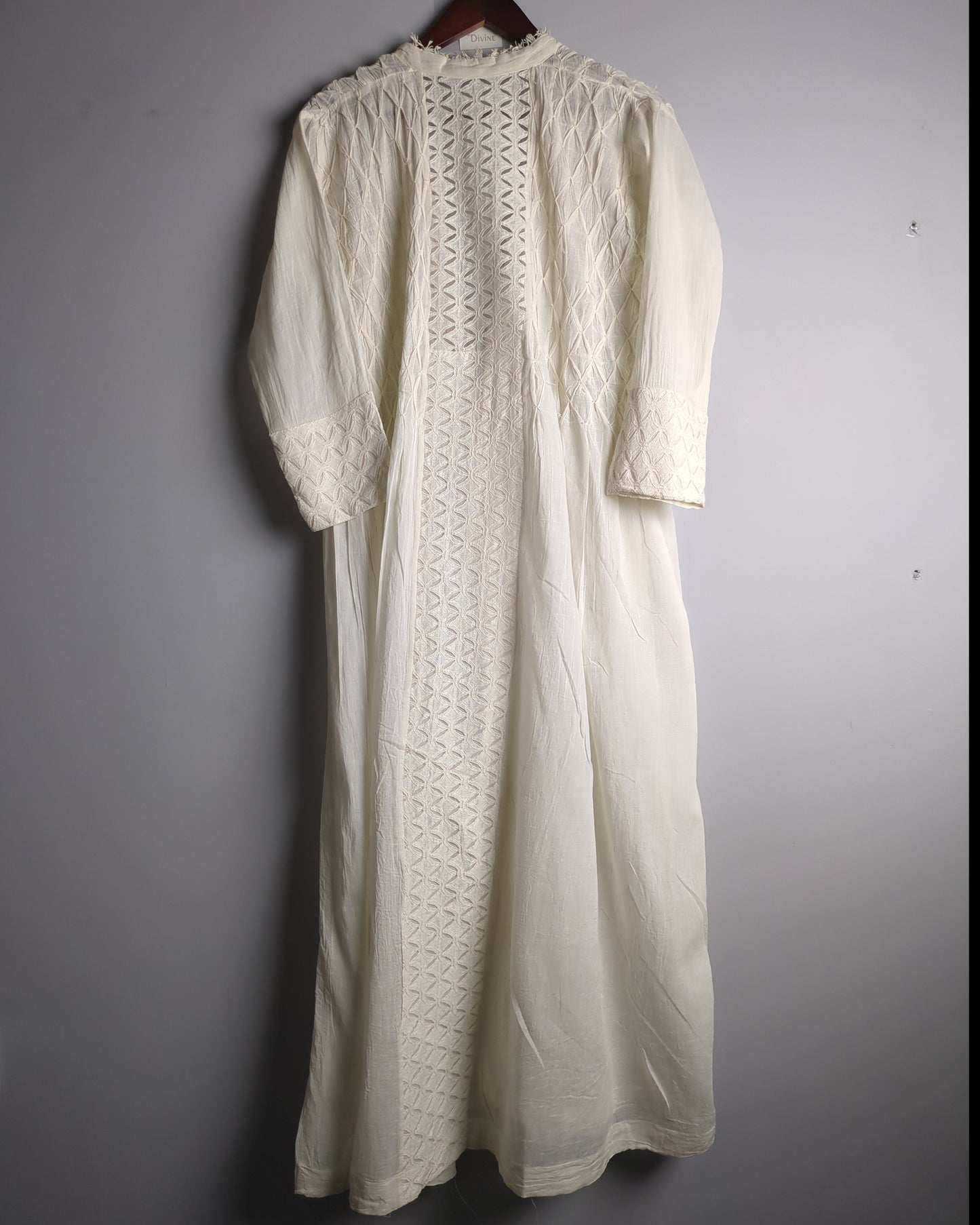 White Long Kaftan Jacket