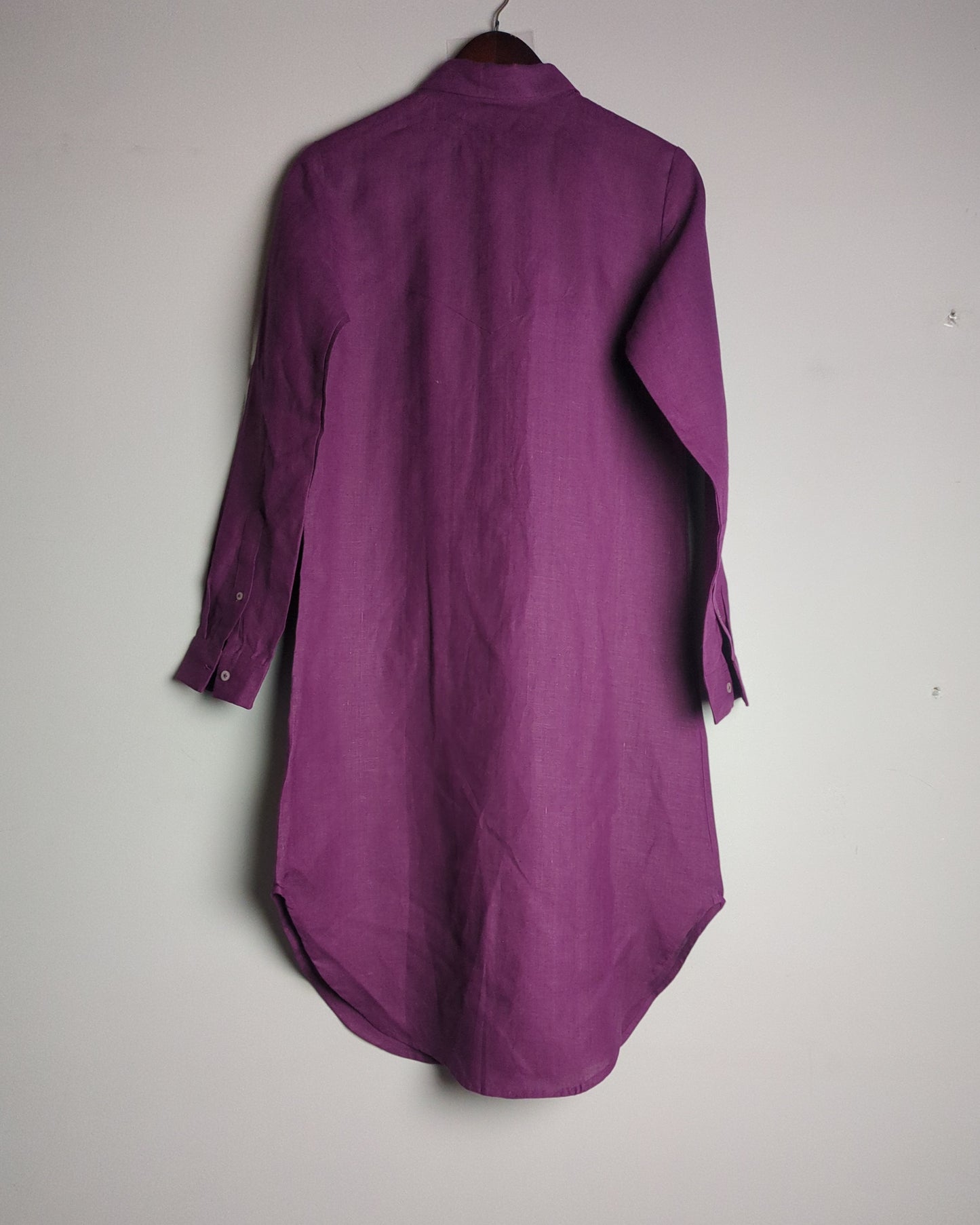 B Label Purple Linen Tunic