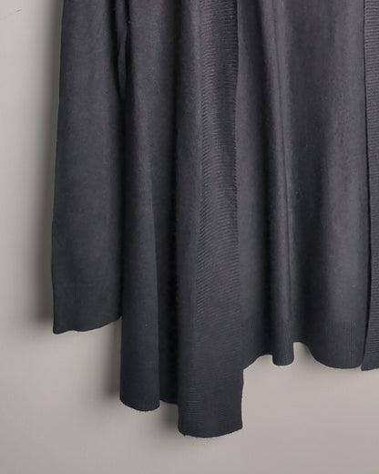 Mango Black Open Cardigan