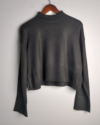 H&M Gray Mock Neck