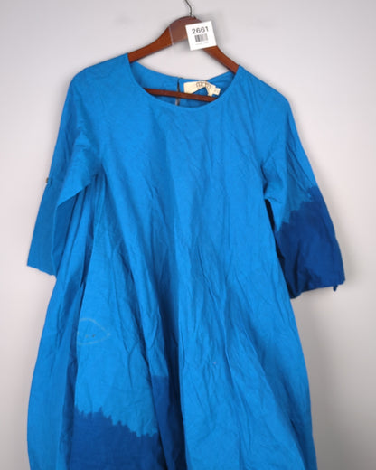 Blue Cotton Saree