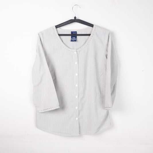 Striped Button Down Shirt