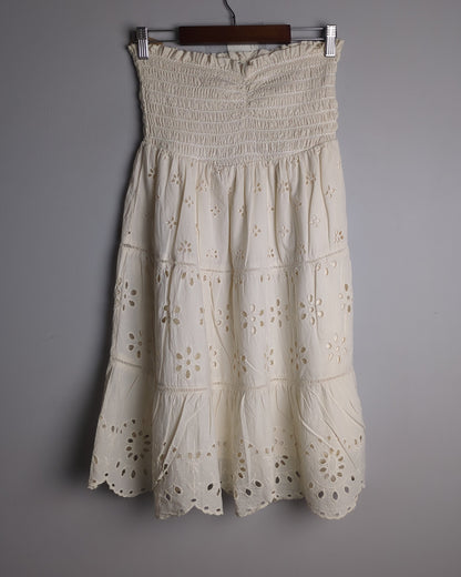 American Eagle Beige Eyelet Dress