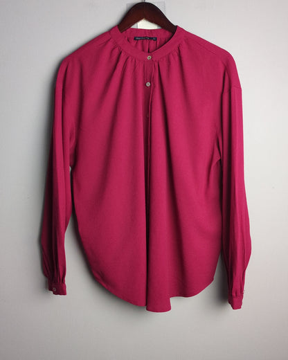 Dressberry Wine Blouse Top
