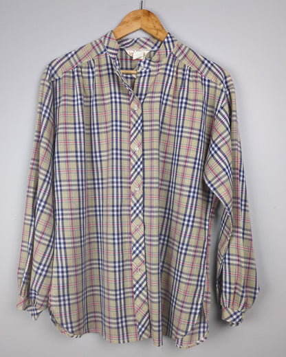 Koret Beige Plaid Shirt