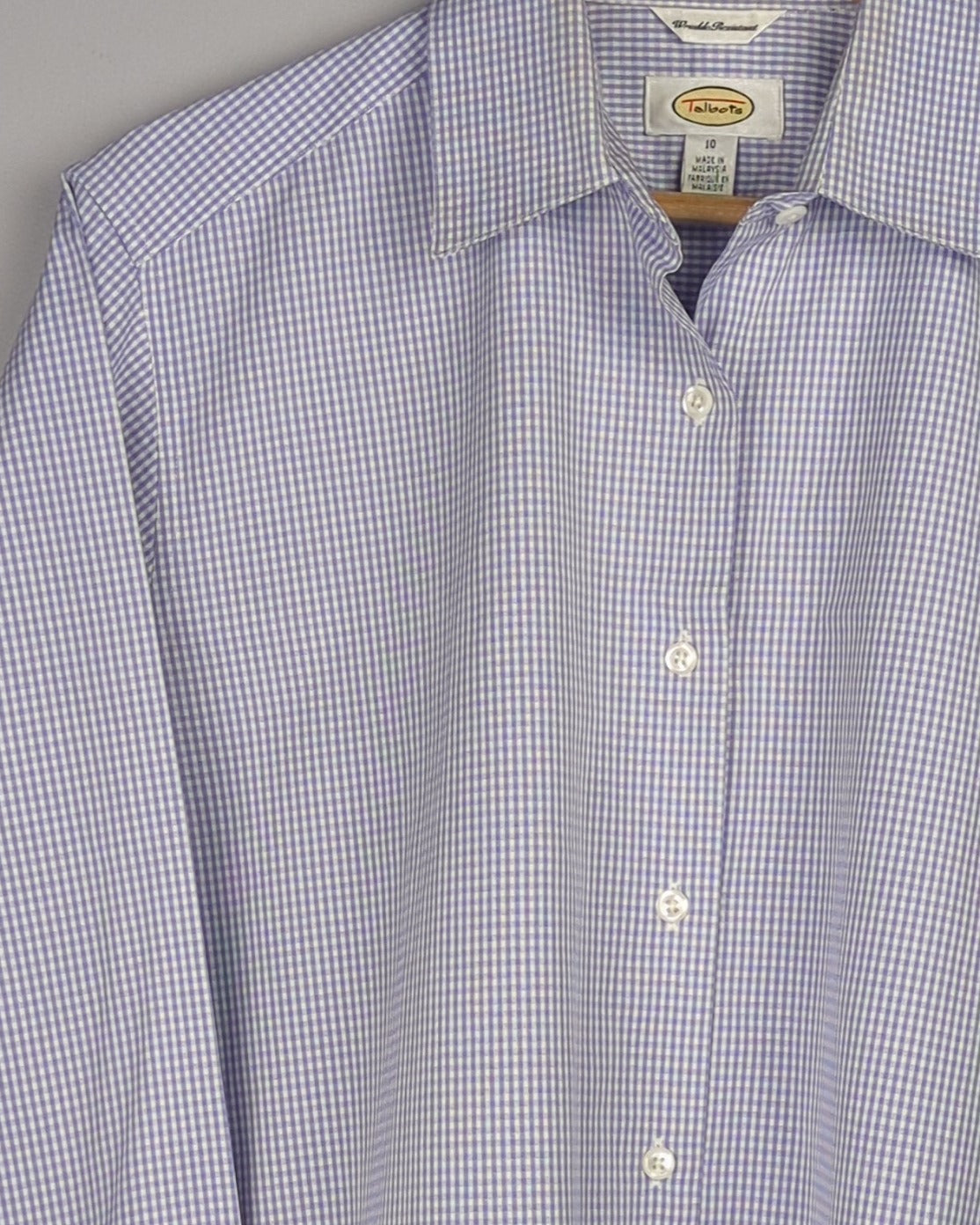 Vintage Talbots Blue Button-Down Shirt