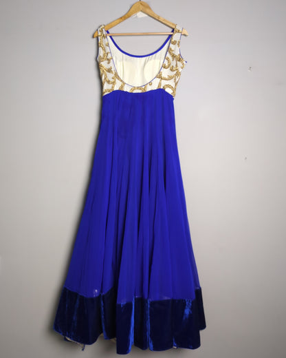 Ananiah Blue Anarkali Dress